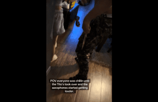 Girl Went Over To Drink With 3 Men And One Of Them Got Mad And Tried To Hold Her Captive With A Knife After She Didn’t Want To Give Him None