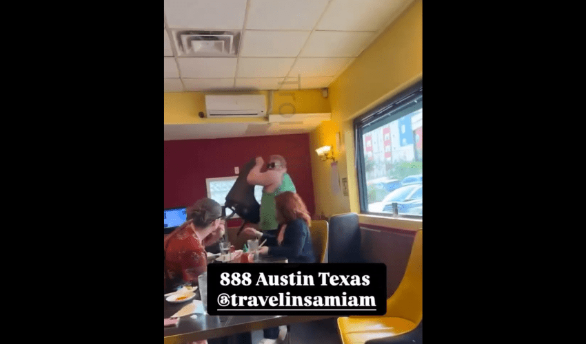 Man Throws A Chair At Across A Restaurant After They Didn’t Want To Give Him A Refund