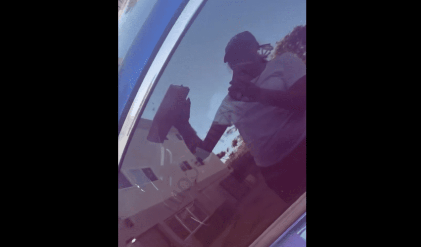 Woman Used Her Stanley Cup To Break A Girl Windows After The Girl Harassed Her About Squirting In Model X Tesla With Her Boyfriend After Finding Wet Spots In Her Car