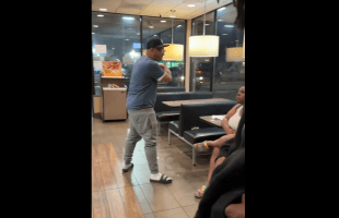 Get In The Car Now: Older Man Gets Mad After His Young Girlfriend Wouldn’t Listen To Him In Public Because She Wanted To Wait For Her Food