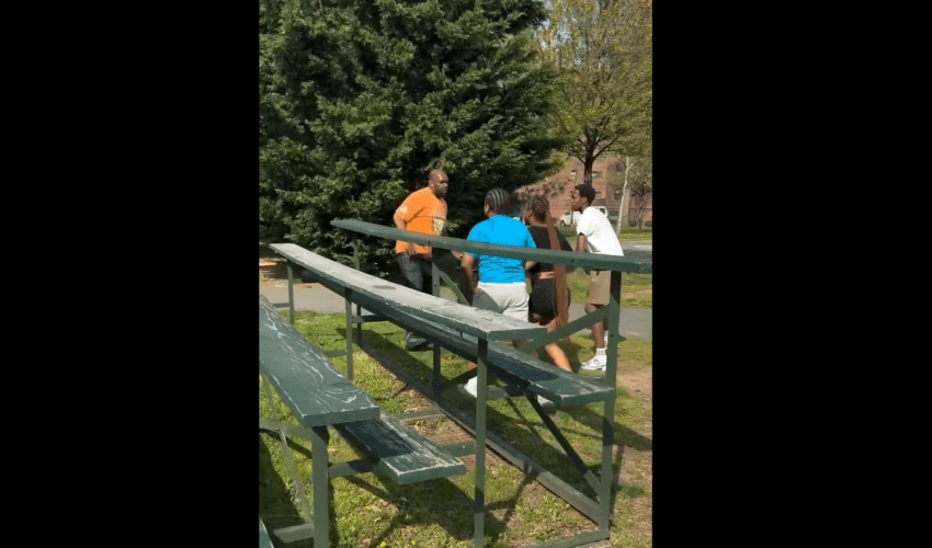 Man Gets Scared And Gets Rushed By Some Kids After He Tried To Tell Them Not To Run Behind His Car