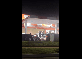 Woman Cries After She Got Bear Sprayed For Screaming At Customers At Whataburger
