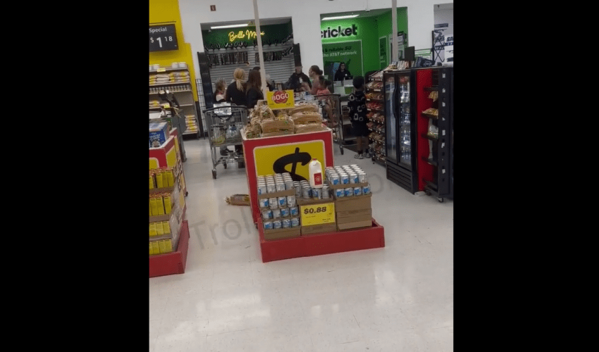 Woman Feared Nobody And Addressed Every Person In The Store After They Came At Her Wrong While Shopping With Her Kids