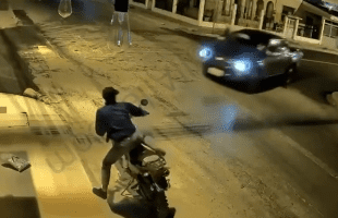 Dude Caught By Police Lighting Up A Explosive Device