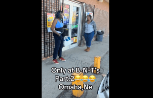 Mother Goes Off On A Addict That Had Her Clothes Half Way Down And Was Smoking In Front Of Her Sons And Instantly Made Her Move Around From In Front Of The Store