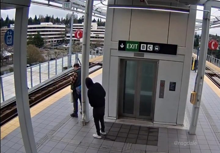 Man Tried To Push A Stranger In Front Of An Oncoming Light Rail Train In Seattle