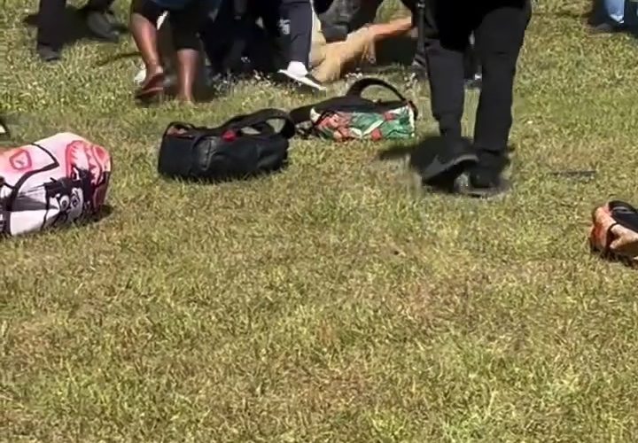 Man Gets Beaten By The Whole Middle School For Coming On Campus Being Creepy To Kids