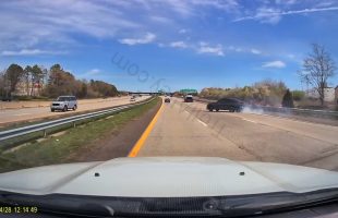 Woman Caught This On Her Dash Cam