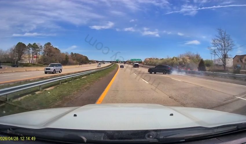 Woman Caught This On Her Dash Cam