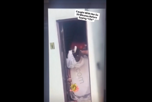 Woman Gets Caught With Her Ex After 30 Minutes Before Saying “I DO”