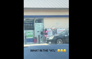Woman Grabs A Homeless Man Walker And Threw It At Him After He Kept Hitting Her Car For Not Giving Him Money For Food