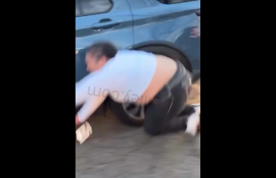 Girl Felt The Consequences After She Kept Trying To Get At A Girl In Her Car