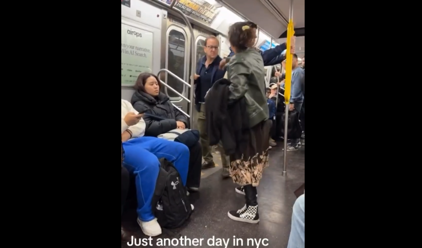 Nobody Did Anything After They Seen A Man Put A Annoying Woman On The Ground On The Train