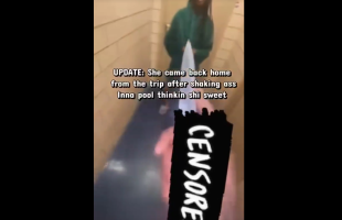Girl Thought This Was Funny After Her Boyfriend Banned Her From Going To Parties With Her Friends While Holding Her At Knife Point
