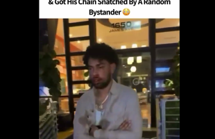 Dude Was Recovering From Getting Jumped And Gets His Chain Snatched By A Random Bystander