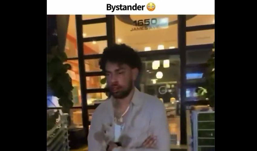 Dude Was Recovering From Getting Jumped And Gets His Chain Snatched By A Random Bystander