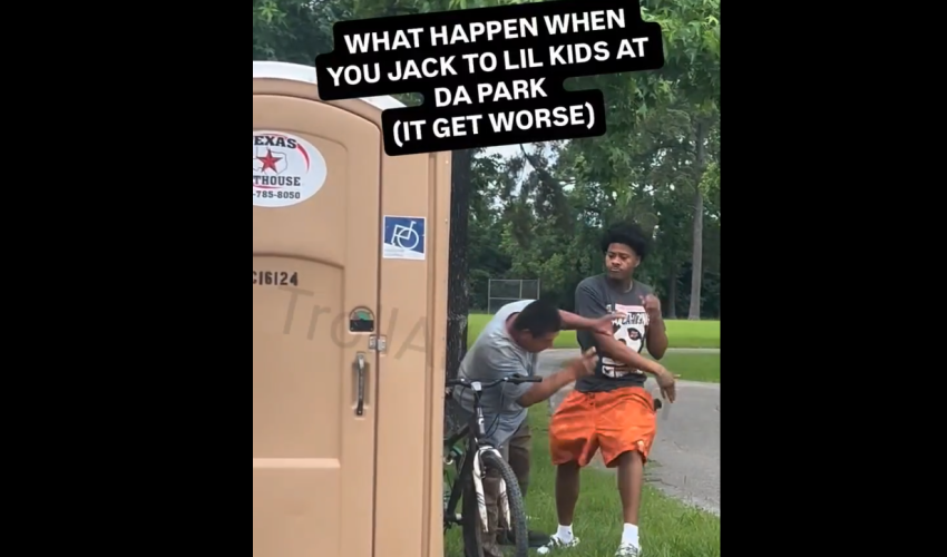 Migrant Gets Caught Wacking In A Park And Gets Taught A Lesson