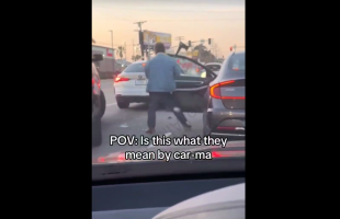 Man Kept A Sludge Hammer In His Car Just In Case He Got Into A Road Rage And It Came In Handy
