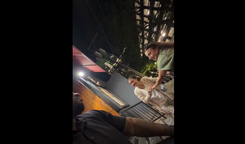Black Man Was Shocked After He Seen A White Woman Trying To Force Her Man Into A Club To Look At Some Black Men