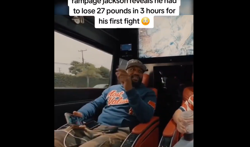 Rampage Jackson Said He Had To Lose 27 Pounds In 3 Hours For His First Fight In Japan