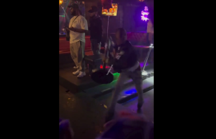 Gay Man Grabbed The Whole VIP Pole After A Straight Guy Kept Harassing Him