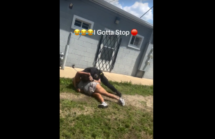 Bystander Told A Police Officer Not To Hit A Woman After She Swung On Him First