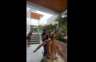 American Couple In Thailand Put Hands On A French Man After They Seen Him Putting Hands On His Girlfriend