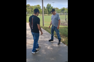 Man Gave A Random Guy 20 Dollars For Him To Kick Him Five Times In His Sensitive Area