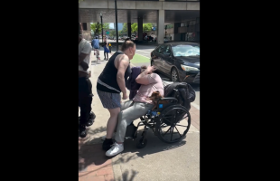Woman Handles Another Woman In A Wheelchair For Not Paying The Rest Of Her Money On Time After She Already Paid Her 160 Dollars