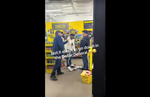 Dude Didn’t Want No Problems After Two Men In A Store Join Forces To Jump A Guy For Talking Crazy