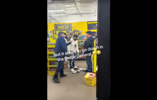 Dude Didn’t Want No Problems After Two Men In A Store Join Forces To Jump A Guy For Talking Crazy