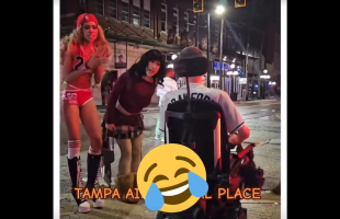 Dude Gets Pushed Out His Wheelchair After Harassing Two Trans Women In Tampa Florida