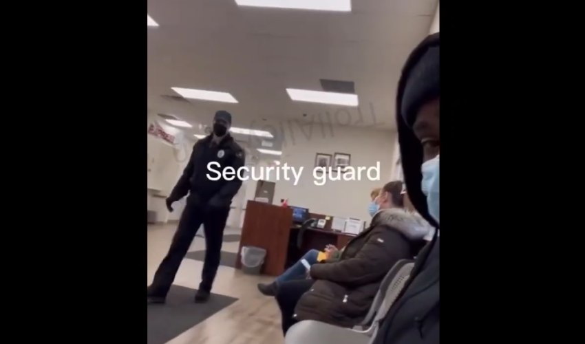 Security Guard Was Taking His Job Too Serious And Tried To Take A Guy Drink But End Up Getting Drenched And Got Mad And Tried To Arrest Him