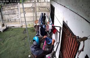 Man Gets Caught On Camera Going On Somebody Property And Sniffing Panties
