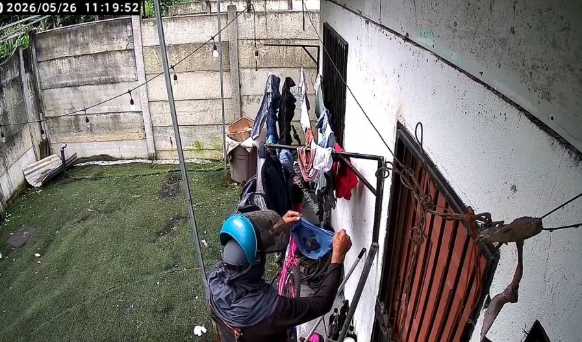 Man Gets Caught On Camera Going On Somebody Property And Sniffing Panties