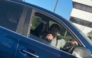 Woman Was Followed Off The Highway By A Unknown Man And Crashed During A Road Rage With Him