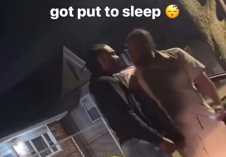 Man Gets Puts To Sleep After Snatching A Man Chain Off His Neck