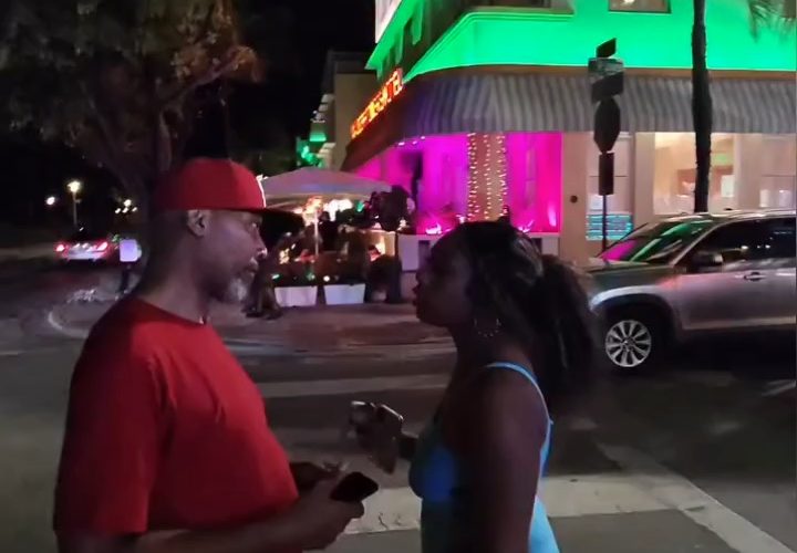 Dude Tried To Break Up A Older Man Talking To A Young Girl Because He Was Younger For Her And She Wasn’t Going For It