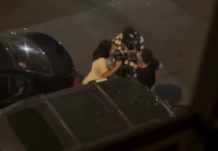 Woman Take Her Car Plates Back During A Argument With Her Boyfriend In New York