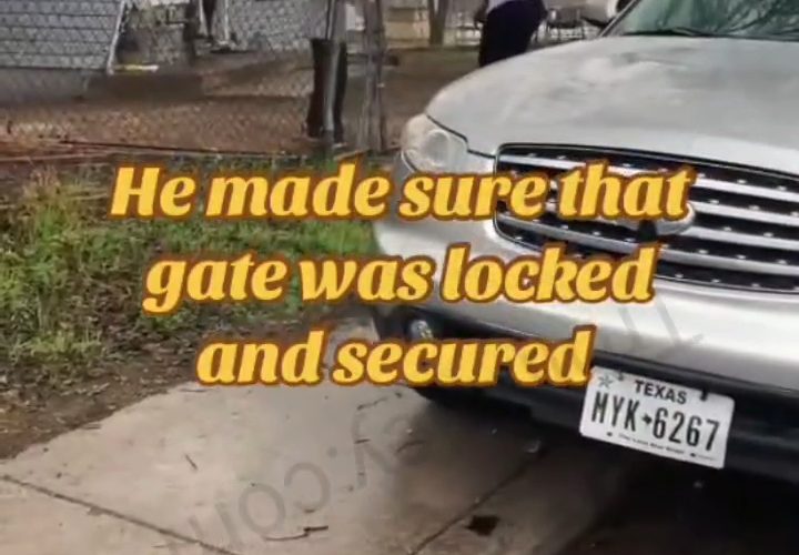 Dude Locked The Gate After Getting Smacked By His Homie For Stealing