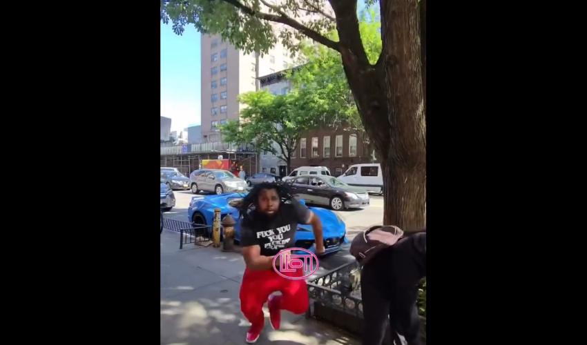 Dude Tried To Rush A Man After He Was Confronted And Seen Touching A Girl That Was Screaming For Him To Stop