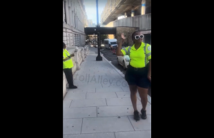 Woman Got Mad Because She Couldn’t Trigger A Thick Woman That Was Doing Her Security Job So She Started Down Talking Her