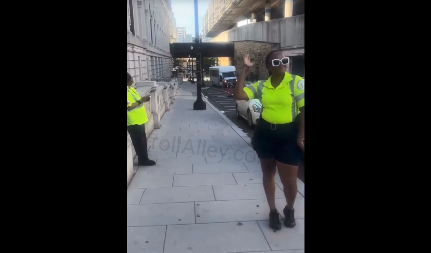 Woman Got Mad Because She Couldn’t Trigger A Thick Woman That Was Doing Her Security Job So She Started Down Talking Her