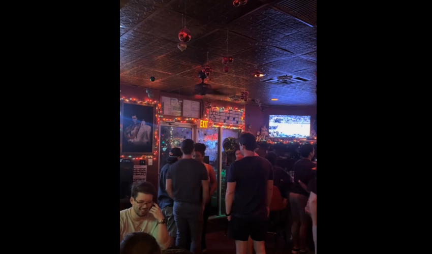 Three Grown Men Approached A Woman At The Sports Bar And Tried To Disrespect Her And She Reacted Quickly Which Shocked Everybody In The Bar