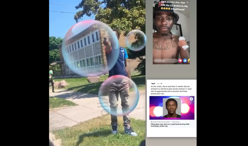 Dude Shot At His Babymother And Their 2 Month Old Son After She Came To His Home To Pick Up Their Son With Another Man In The Car