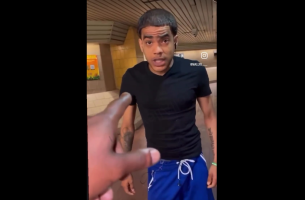 Dude Gets Put To Sleep For Calling A Man A Snitch