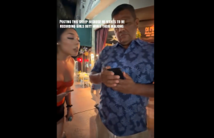 Group Of Girls Forced A Ped To Erase Videos Out His Phone After They Caught Him Recording Behind Them