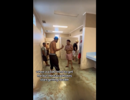 Black Man Put Hands On A Migrant After He Offered His Son $100 To Go To The Bathroom With Him