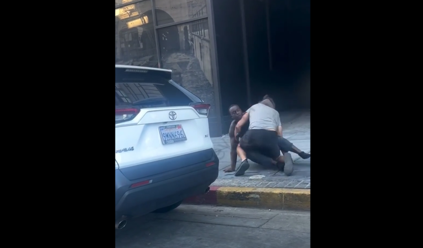 Man Did The Perfect Tackle On A Guy