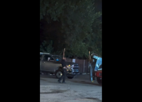 Tow Truck Guy Had To Spray The Blick After Everybody Started Harassing Him For Picking Up A Car